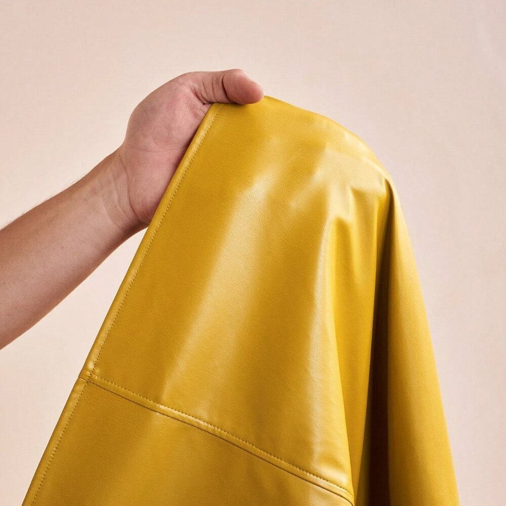 Yellow Elegant Women's Mini Dress - Picture 7 of 7